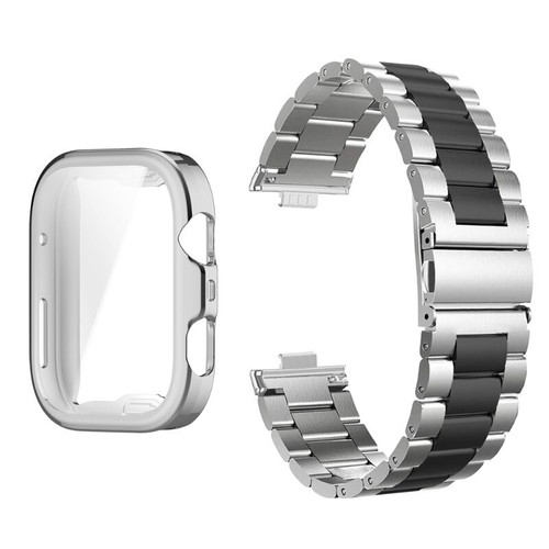 Stainless Steel Metal Watchband with TPU Case For Huawei Watch Fit 4/4 Pro/ 3 - Picture 3 of 14