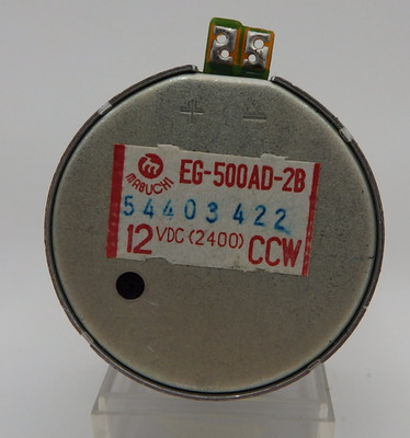 Original Dual Capstan Motor Mabuchi EG-500AD-2B 12V CCW | Art. 280394 NOS