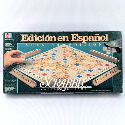 1989 SCRABBLE Spanish Edition Crossword Game Edicion en Espanol - 100% Complete