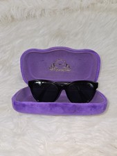 Gafas de sol SWAROVSKI marco negro SK2005 rosa diamante ojo de gato - marcos raros