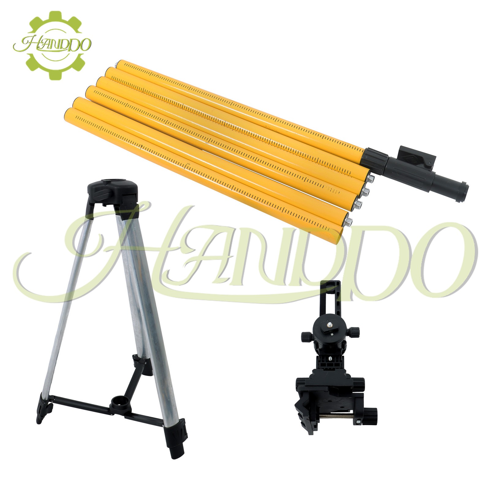 Max 4.2M/13.8FT Height Laser Level Pole Mount Telescopic Pole for Laser Level