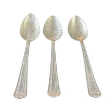 Vintage Silver Plated Spoons Lot Stamped E.P.N.S. NSC National Silver Company