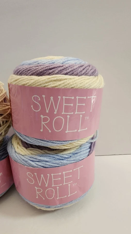 SWEET ROLL GELATO POP PREMIER YARNS LOT OF YARN CAKES BALLS  STARTER CROCHET PRO - Image 3 of 4