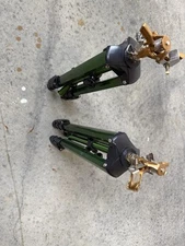Set of 2 Irrigation Sprinklers System Heavy Duty on Tripod Base W/ 360° Rotation