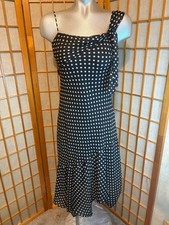 CDC Black & White Polka Dot Sleeveless Dress * sz 4