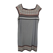 Max studio Shift Geometric Dress LBust 41" Shoul to hem37.5" Travel Uncrushable