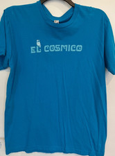 El Cosmico Marfa TX T-Shirt Size Large Blue Owl