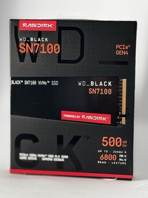WD_BLACK SN7100 500GB NVMe M.2 2280 SSD PCIe 4.0 Gen4   Neu & OVP