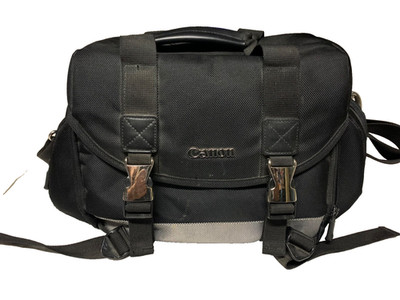 Canon 200DG Digital SLR Large Camera & Lens Case Gadget Bag Black Shoulder Strap