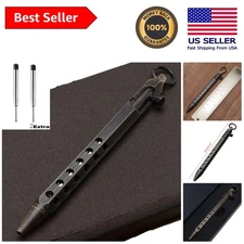 Six-Edge Bolt Action Pen in Solid Brass - Portable Retro Writing Instrument