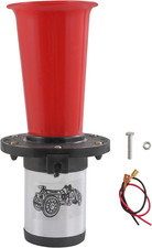 12v Antique Ahooga Car Boat Horn Vintage Style Hot Rod Klaxon Red