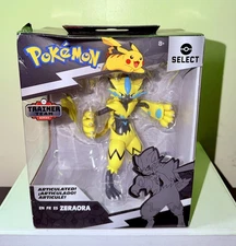 Pokemon Select ZERAORA 6" Figure (TARGET EXCLUSIVE) Jazwares NEW! Box blemish