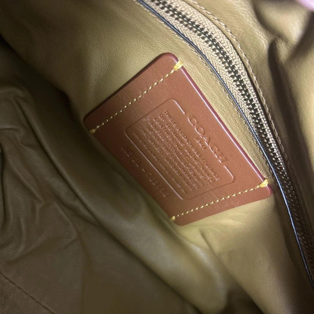 Used authentic Coach 1941 Varsity Patch leather s… - image 16