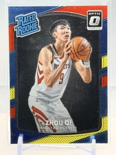 Zhou Qi 2017-18 Donruss Optic Red and Yellow #151 RC