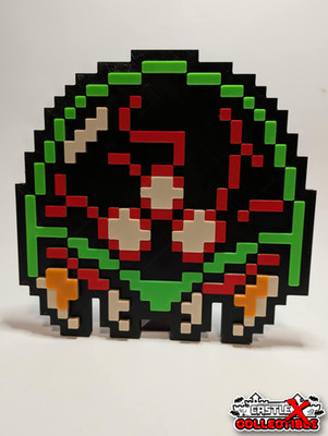 METROID SPRITE 3D Printed Wall Art(Retro Gaming Vintage Horror Game Nintendo)