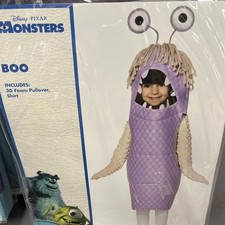 Disney Pixar Boo Monsters Inc Costume Purple Monster Halloween Toddler Kids