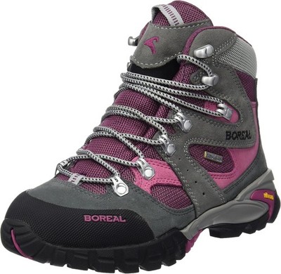 BOREAL Siana Damen Wanderschuhe Trekking Multifunktionsschuhe, Grau, EUR 38