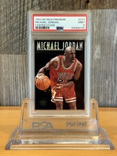 1993 SKYBOX PREMIUM CENTER STAGE #CS1 MICHAEL JORDAN PSA 9
