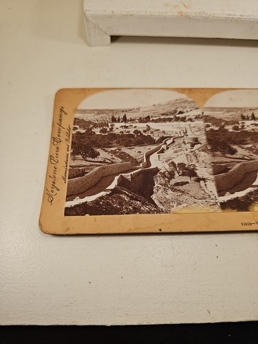 Lot of 2 Jerusalem, Palestine Stereoview Cards Keystone View Co & C. Bierstadt  - Bild 8 von 13