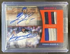 2025 Topps Ronald Acuna Jr Vladimir Guerrero Major League Auto Patch Orange #/25