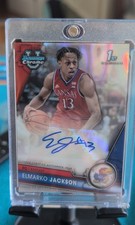 2023-24 Bowman University Chrome - Chrome Prospect Autographs Elmarko Jackson...