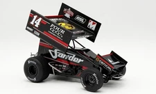 2025 SPENCER BAYSTON 4 CCCC'S CONSTRUCTION SANDER 1:18 SPRINT CAR ACME A1825007