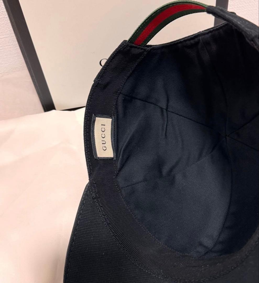 Gucci Hat Cap Baseball Cap Black Size S Women Authentic thumbnail 10