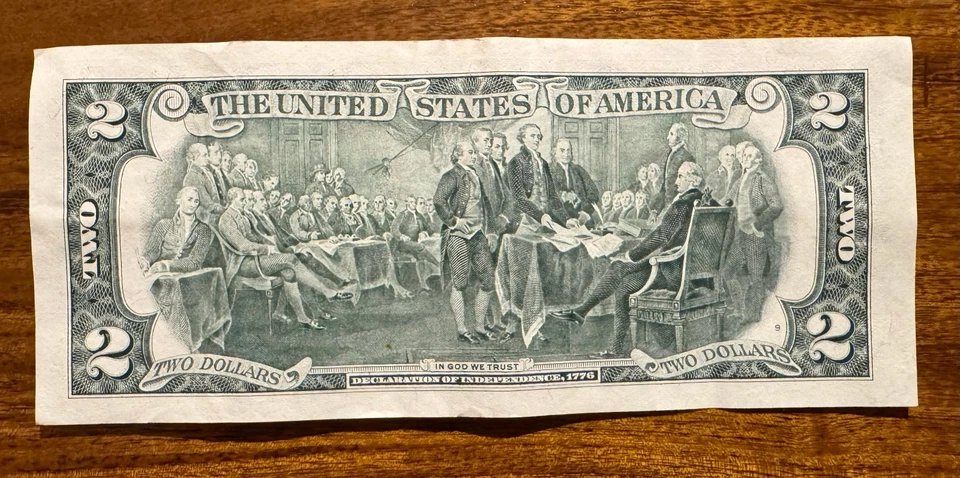 2 Dollar Bill Series F 1995 A 6 Federal Reserve of Atlanta Georgia - Image 2 of 4