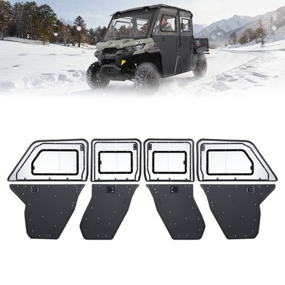 2 IN 1 Half Full Door Removable For Can-Am Defender MAX HD8 HD9 HD10 2017-2026