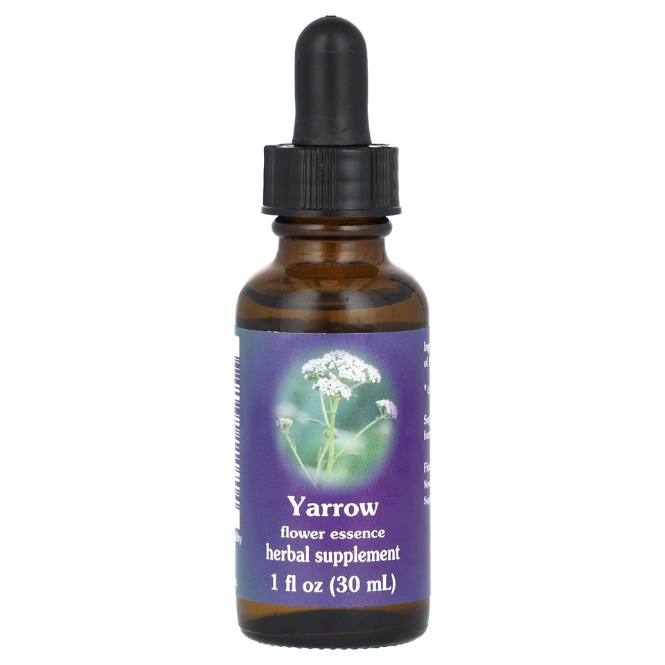 Flower Essence Services Yarrow Flower Essence 1 fl oz 30 ml Organic
