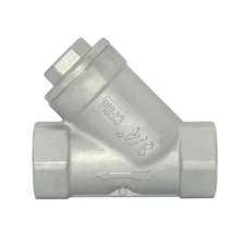 3/4 WYE Strainer Mesh Filter Valve,800WOG Y-Spring NPT Female Check Valve,Sta...