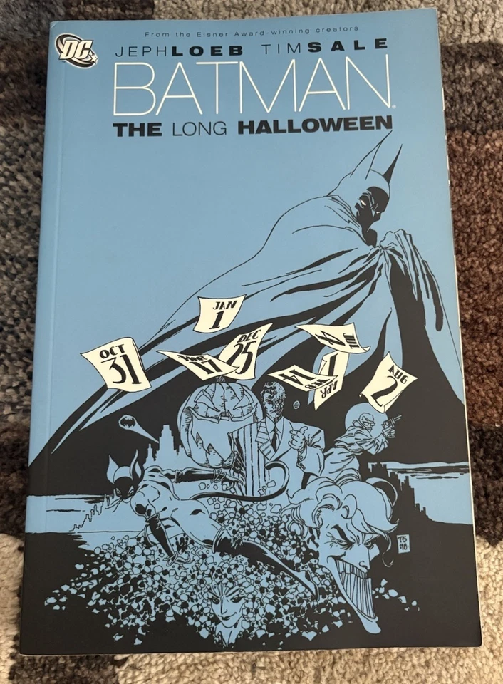 Batman Loeb Venta DC TPB Lote Largo Halloween Victoria Oscura Caballero Embrujado Catwoman Foto 4 de 4