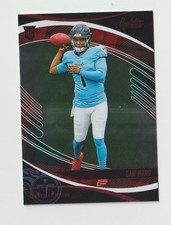 2025 Panini Absolute Cam Ward #111 Red Plaid RC Titans QB