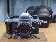 Nikon FA 35mm SLR Camera & 50mm F1.8 AIS Pancake Lens & Case St No C2114