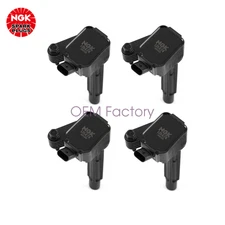 6821-1953-AA 4x NGK Ignition Coil OEM For Alfa Romeo Stelvio Jeep Cherokee  2.0L