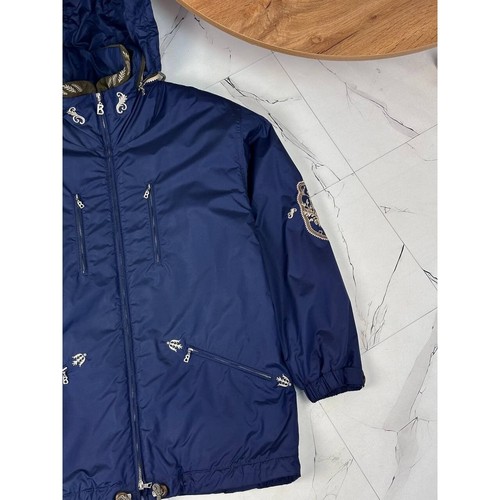 Vintage Bogner Patterned Ski Jacket Blue Embroidered Size US12 - Picture 2 of 10