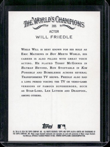 2024 Topps Allen & Ginter Hot Box Foil (#1 - 300) ~You Pick & Complete Your Set~ - Picture 367 of 391