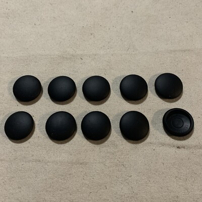 10 Lot GM Black Rubber 1'' Inch Diameter Access Hole Floor Door Round Plug Cover