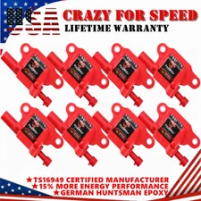 8 Pack UF413 Square Ignition Coils For Chevy Silverado 1500 Tahoe Camaro GMC V8