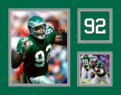 REGGIE WHITE Photo Collage Print PHILADELPHIA EAGLES Picture 8x10 11x14 16x20