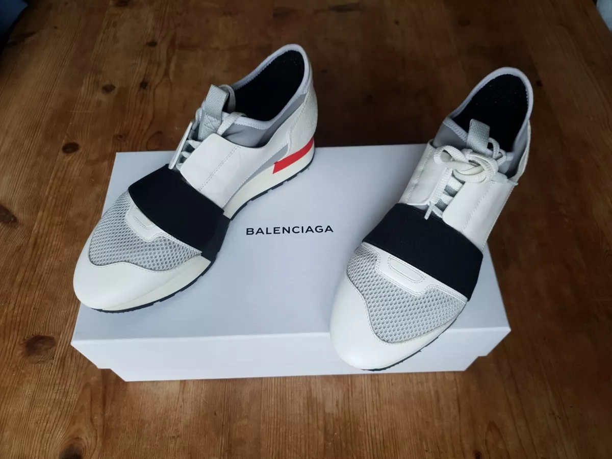 White Women s Balenciaga Race Runners