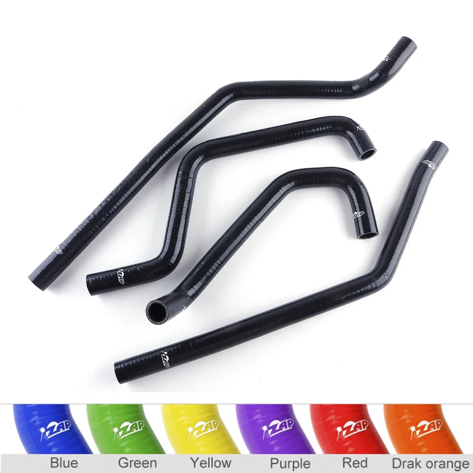 For 2008-2011 Polaris Ranger RZR800 RZR 800 Black Silicone Radiator Hose Kit - Image 2 of 4