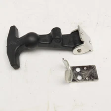 1XPA7A 3/8" Ball Rubber Tension Door Lid Draw Latch 4-5/16" OAL