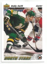 BOBBY SMITH 1991-92 UPPER DECK CARD NEAR MINT+ CONDITION