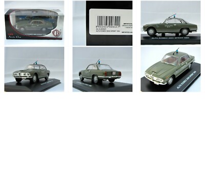 ALFA ROMEO 2600 SPRINT 1964 SQUADRA MOBILE EDISON EG 804921 1/43 NO POLICE