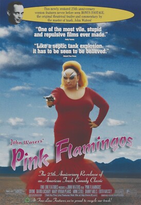 聖ディヴァイン　バーナード・ジェイ　Bernard Jay　ピンク・フラミンゴ Pink Flamingos Starring Divine reprint mini poster 2 sizes