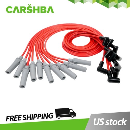 A-Premium Lot De 7 Câbles De Bougie D'allumage Compatibles Avec Dodge Durango Dakota Ram 1500/2500 Van B150 B250 B1500 B2500 D150 D250 W150 V6 3,9 L - View #9