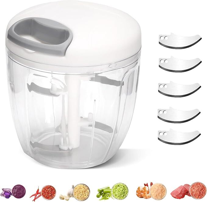 Zwiebelschneider Manuell, 900ML Zwiebel Zerkleinerer, Manuell Zerkleinerer DHL