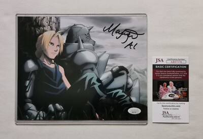 Maxey Whitehead signed Alphonse Elric 8x10 Print. Fullmetal Alchemist. JSA Cert.