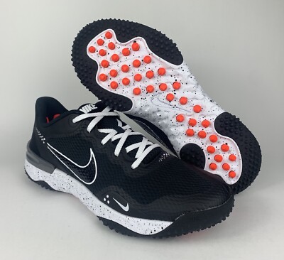 Nike Alpha Huarache Elite 3 Turf Black/White Men's Size 8